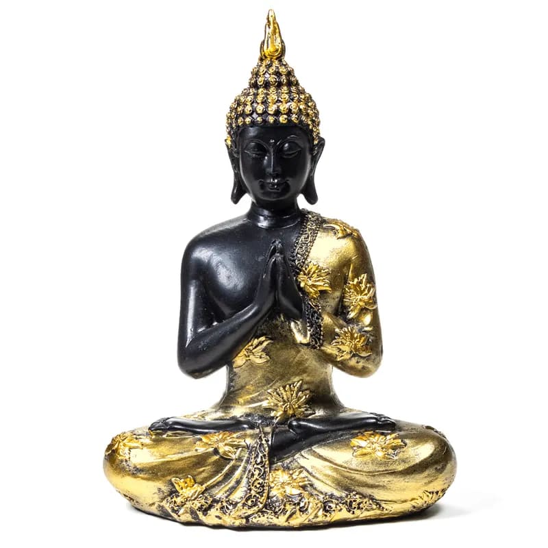 Verwachten Geslagen vrachtwagen Krimpen Biddende Boeddha antieke finish Thailand - Feng Shui Webwinkel