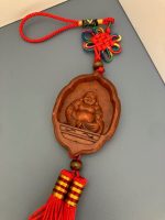 Houten Boeddha Amulet detail